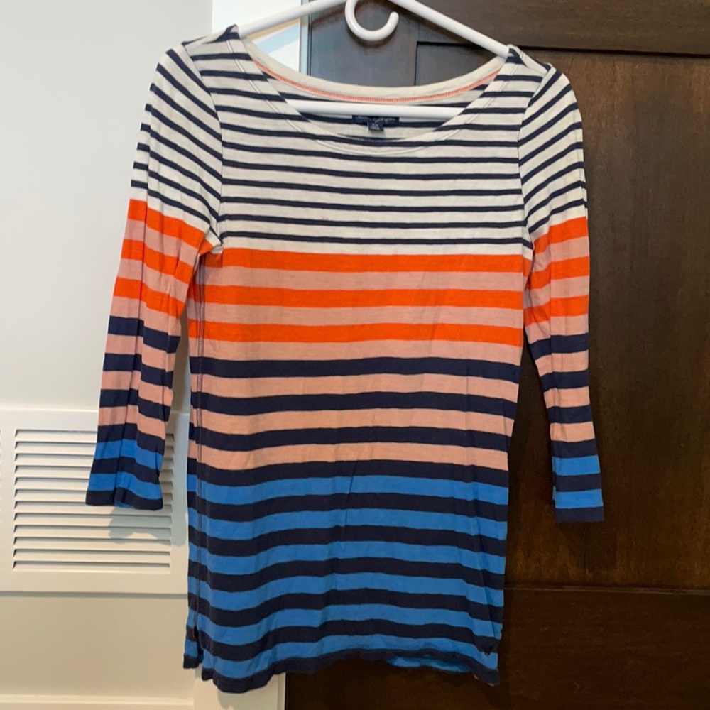 AEO 3/4 Sleeve Striped Top